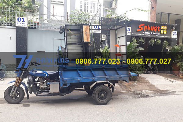 Xe ba gác chở hàng quận Tân Bình
