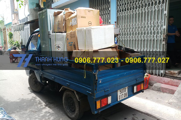 Xe ba gác chở hàng quận Tân Bình