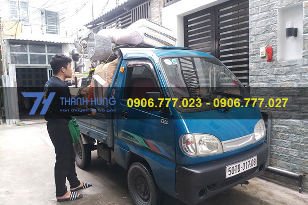 Xe ba gác chở hàng quận Tân Bình