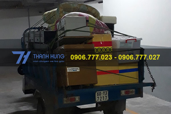 Quy trình vận chuyển xe ba gác quận Tân Phú